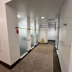 Active Wellness Center - An entire bank of showers not working.