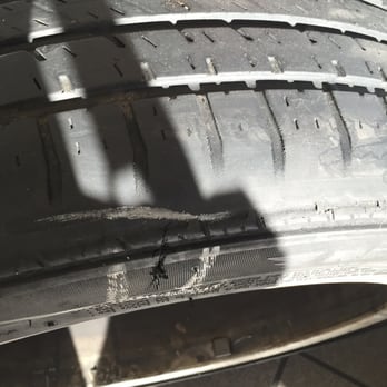 Big O Tires - The gash they "patched" or "didn't find" - Tires Near Me - Aurora, Colorado