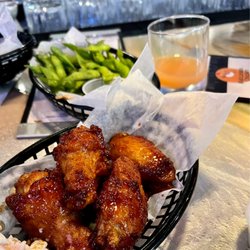 Bone in sweet chili wings
