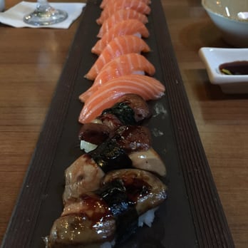 Kata Robata - Foie gras and salmon sushi - Sushi Bars Near Me - Houston, Texas