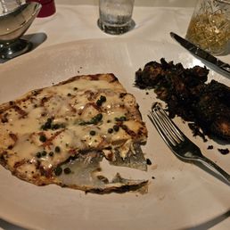 Grilled Trout and Brussels sprouts