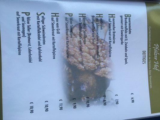 Menu photo 4 Pfälzer Hof Bad Nauheim, HE Menu photo 4 Pfälzer Hof Bad Nauheim, HE