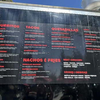 Que Brava Taqueria - Menu 2025 - Mexican Near Me - Orland, California