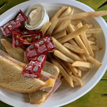 Lalo's - Plain grilled ham n cheese - cheaply made. Fries ok. - Mexican Near Me - Ventura, California