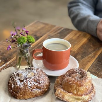 Ruby’s Bakery and Café - two pastries and a cup of coffee - Cafes Near Me - Lodi, California Ruby’s Bakery and Café - two pastries and a cup of coffee - Cafes Near Me - Lodi, California