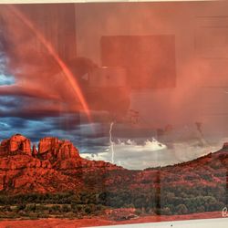 Jerome Artists Cooperative - Bob Shuman- "Cathedral Rock Moonrise "