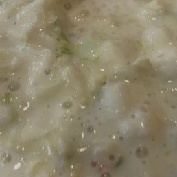 Liquid Mayo with some cabbage