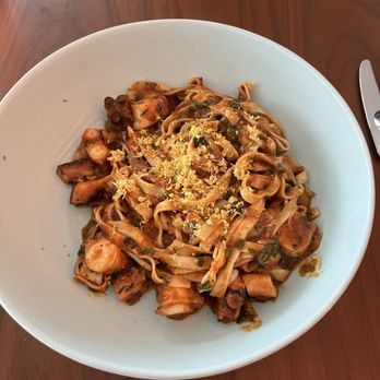 Sophia's Trattoria - Octopus Pasta (gluten free version) - Southern Near Me - Orlando, Florida Sophia's Trattoria - Octopus Pasta (gluten free version) - Southern Near Me - Orlando, Florida