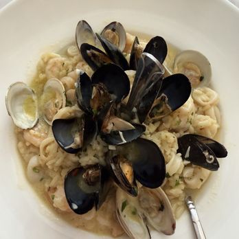 Trattoria La Vigna - Seafood Risotto - Italian Near Me - Galveston, Texas Trattoria La Vigna - Seafood Risotto - Italian Near Me - Galveston, Texas