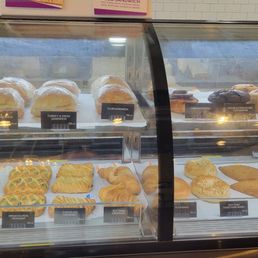 Sandwich and pastry selection