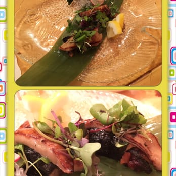 Sushi Bear - 4/12/16: Off Menu -- Delish Foie Gras over Unagi  plated over a cute fish plate! (Pix 2/4) - Sushi Bars Near Me - Tustin, California