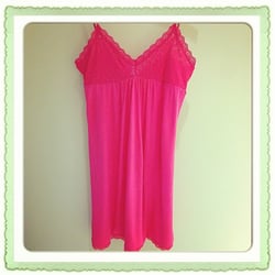 Underwear - Eberjey Delirious Chemise in Fuchsia.