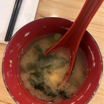 Ara Sushi & Grill - Miso (brat soup because it's green) - Sushi Bars Near Me - Richland, Washington