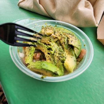 Avalon Seafood - Yellow tail ceviche bowl w/added avocado - Fish & Chips Near Me - Avalon, California Avalon Seafood - Yellow tail ceviche bowl w/added avocado - Fish & Chips Near Me - Avalon, California