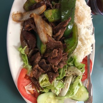 Saigon - Pepper steak over salad. - Vietnamese Near Me - South Plainfield, New Jersey