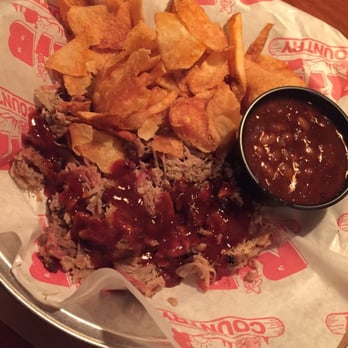 Red's Country Store & Kitchen - Pulled pork, homemade chips and baked beans. - Comfort Food Near Me - Blairsville, Georgia
