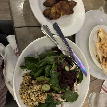 Embur - Embur salad and maduros/plantains - Desserts Near Me - Greensboro, North Carolina