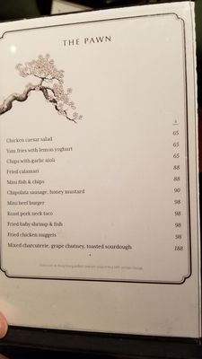 Menu photo 4 The Pawn Hong Kong, HK Menu photo 4 The Pawn Hong Kong, HK
