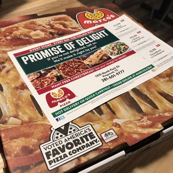Marco's Pizza - I had so much pizza left - Pizza Near Me - Kingwood, Texas