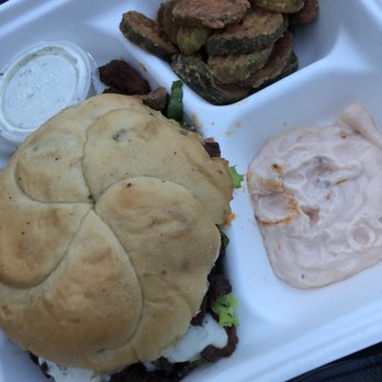 Murray Hillbilly - Buffalo ranch burger - American Near Me - Jacksonville, Florida Murray Hillbilly - Buffalo ranch burger - American Near Me - Jacksonville, Florida