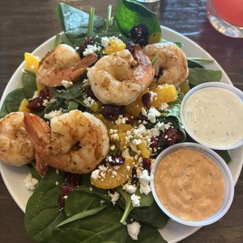 Two Cranes Bistro and Brew - shrimp salad - Comfort Food Near Me - Albuquerque, New Mexico Two Cranes Bistro and Brew - shrimp salad - Comfort Food Near Me - Albuquerque, New Mexico