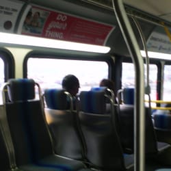 C-Line Transit - Inside the new Leduc Transit bus.