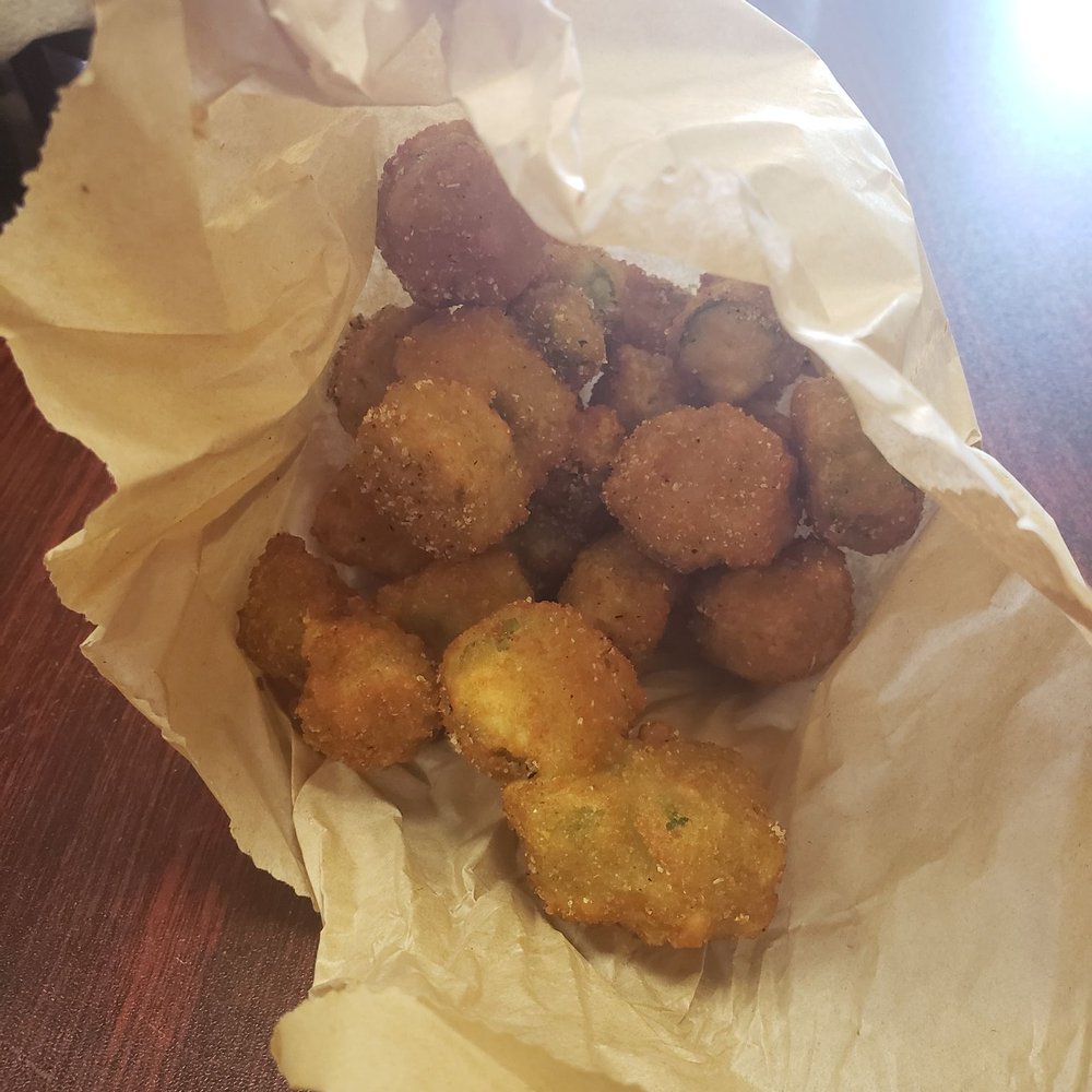 Dickey's Barbecue Pit - fried food in a paper bag - Barbeque Near Me - Philadelphia, Mississippi Dickey's Barbecue Pit - fried food in a paper bag - Barbeque Near Me - Philadelphia, Mississippi