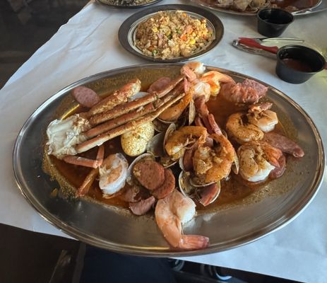 Shaking seafood by null