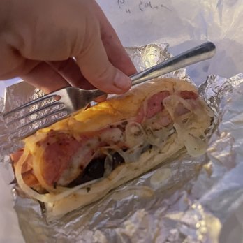 Sunset Sub - Not even as big as a fork. It was slightly shy of 5 inches. Maybe the man making it is over compensating? - Sandwiches Near Me - Clearwater, Florida