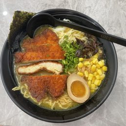 Fried chicken ramen Fried chicken ramen