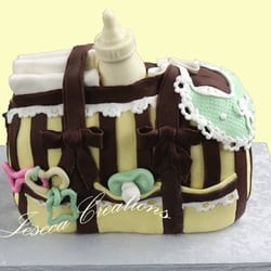 Jeseca Creations - Diaper bag cake