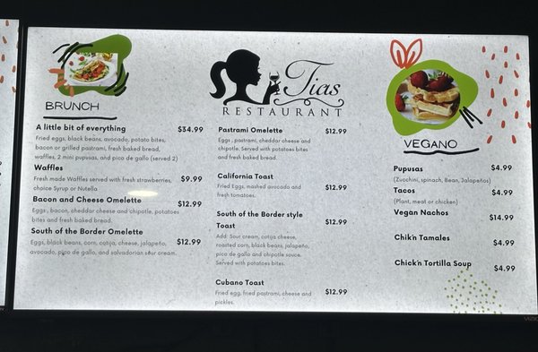 Menu photo 2 Tias Restaurant Saint George, UT Menu photo 2 Tias Restaurant Saint George, UT