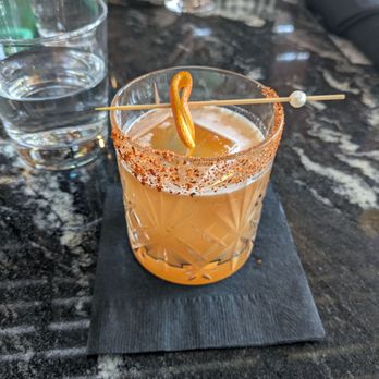 Winsome Prime - Tasty cocktail called my last 2 dollars. It's spicy with a hint of chocolate - Steakhouses Near Me - Houston, Texas Winsome Prime - Tasty cocktail called my last 2 dollars. It's spicy with a hint of chocolate - Steakhouses Near Me - Houston, Texas