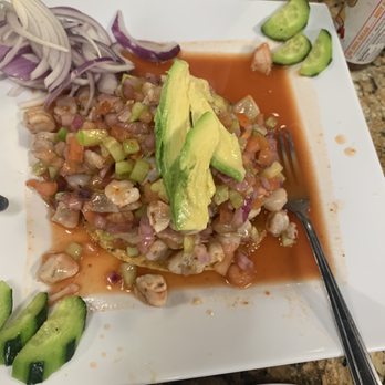 Chapala Cafe and Grill - Tostada de camaron - Mexican Near Me - Fontana, California