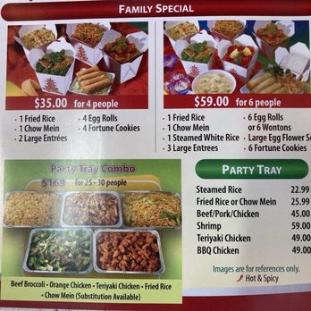 Mr You Chinese Food - Family menu and party trays - Chinese Near Me - Riverside, California