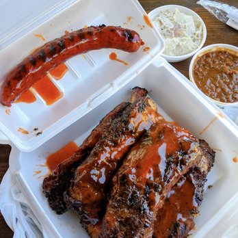 Phil's BBQ - Full rack beef ribs, link and sides IG: veryhangrymary - Barbeque Near Me - San Diego, California Phil's BBQ - Full rack beef ribs, link and sides IG: veryhangrymary - Barbeque Near Me - San Diego, California