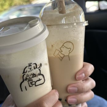 Heytea - Green tea with cheese foam and supreme brown sugar milk tea. - Bubble Tea Near Me - New York, New York Heytea - Green tea with cheese foam and supreme brown sugar milk tea. - Bubble Tea Near Me - New York, New York
