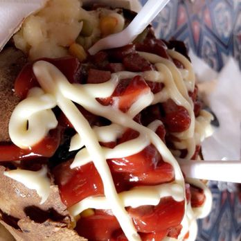 Masal Cafe - Stuffed Baked Potato - Turkish Near Me - Brooklyn, New York Masal Cafe - Stuffed Baked Potato - Turkish Near Me - Brooklyn, New York