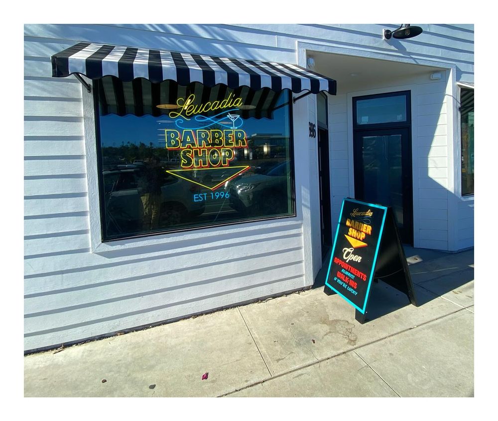 Leucadia Barber Shop Logo