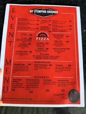 Menu photo 6 My Stomping Grounds Haltom City, TX