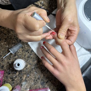 Town Nails Spa - Beautiful work being done! - Nail Salons Near Me - Cupertino, California