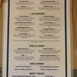 East Troy House - August 2022 Menu