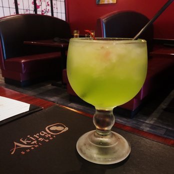Akira Sushi Bar - Spiked Green Tea - Vodka, rum, gin, triple sec, Midori Melon liqueur, and sweet and sour - Japanese Near Me - Owasso, Oklahoma Akira Sushi Bar - Spiked Green Tea - Vodka, rum, gin, triple sec, Midori Melon liqueur, and sweet and sour - Japanese Near Me - Owasso, Oklahoma
