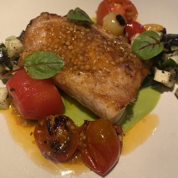 Paradisaea - Local snapper. Decent size portion - New American Near Me - San Diego, California