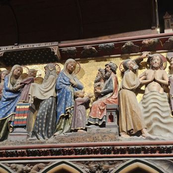 Notre Dame de la Paix - Baptism of Jesus and other stories - Paris, 75 Notre Dame de la Paix - Baptism of Jesus and other stories - Paris, 75