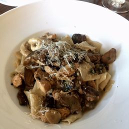 Chicken and Mushrooms Pappardelle