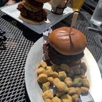 Bricktown Brewery - Veggie Burger with okra - American Near Me - Fort Smith, Arkansas Bricktown Brewery - Veggie Burger with okra - American Near Me - Fort Smith, Arkansas