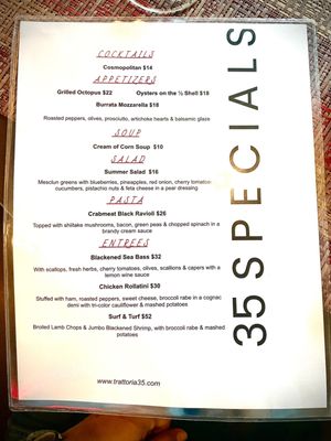 Menu photo 5 Trattoria 35 Bayside, NY Menu photo 5 Trattoria 35 Bayside, NY