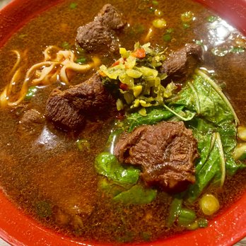 La Sinbala - Spicy beef noodle soup  ( mild moderate spicy) - Taiwanese Near Me - Arcadia, California