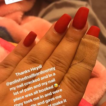 Polished Nail Bar - Such nice and good service! I got Heidi as my nail tech. - Nail Salons Near Me - Downey, California